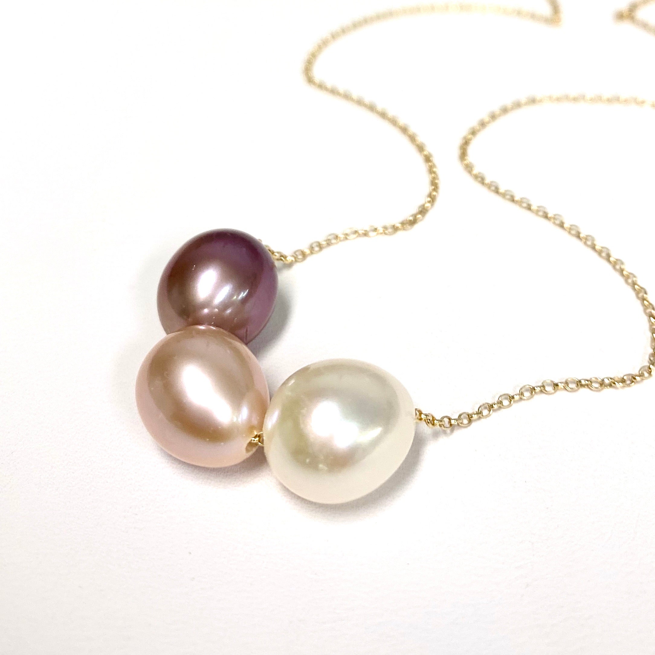 Elegant Triple Pearl Necklace for Women - Classic & Timeless Jewelry Gift for Her - Perfect for Weddings, Parties & Special Occasions