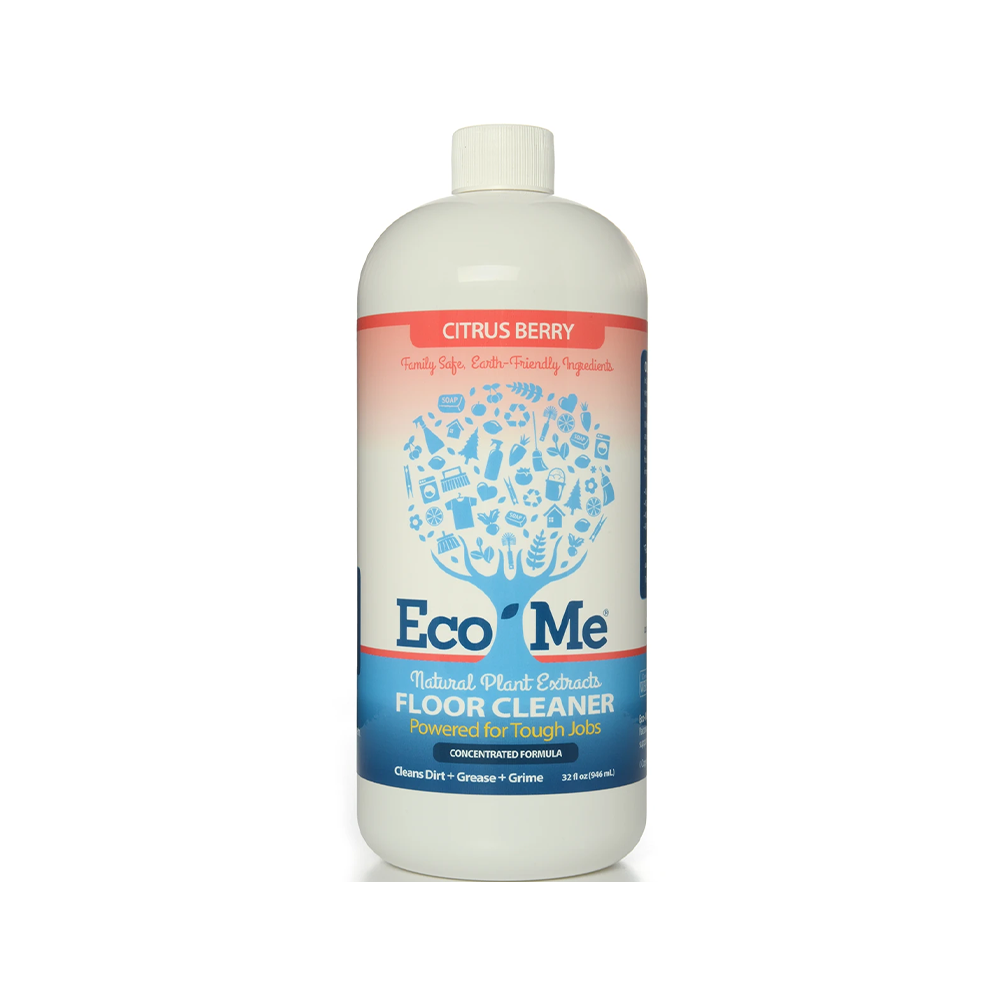 Eco Me Natural Floor Cleaner - Non-Toxic, Plant-Based Formula for Hardwood, Tile & Laminate Floors | Perfect for Homes, Offices & Pet-Friendly Spaces