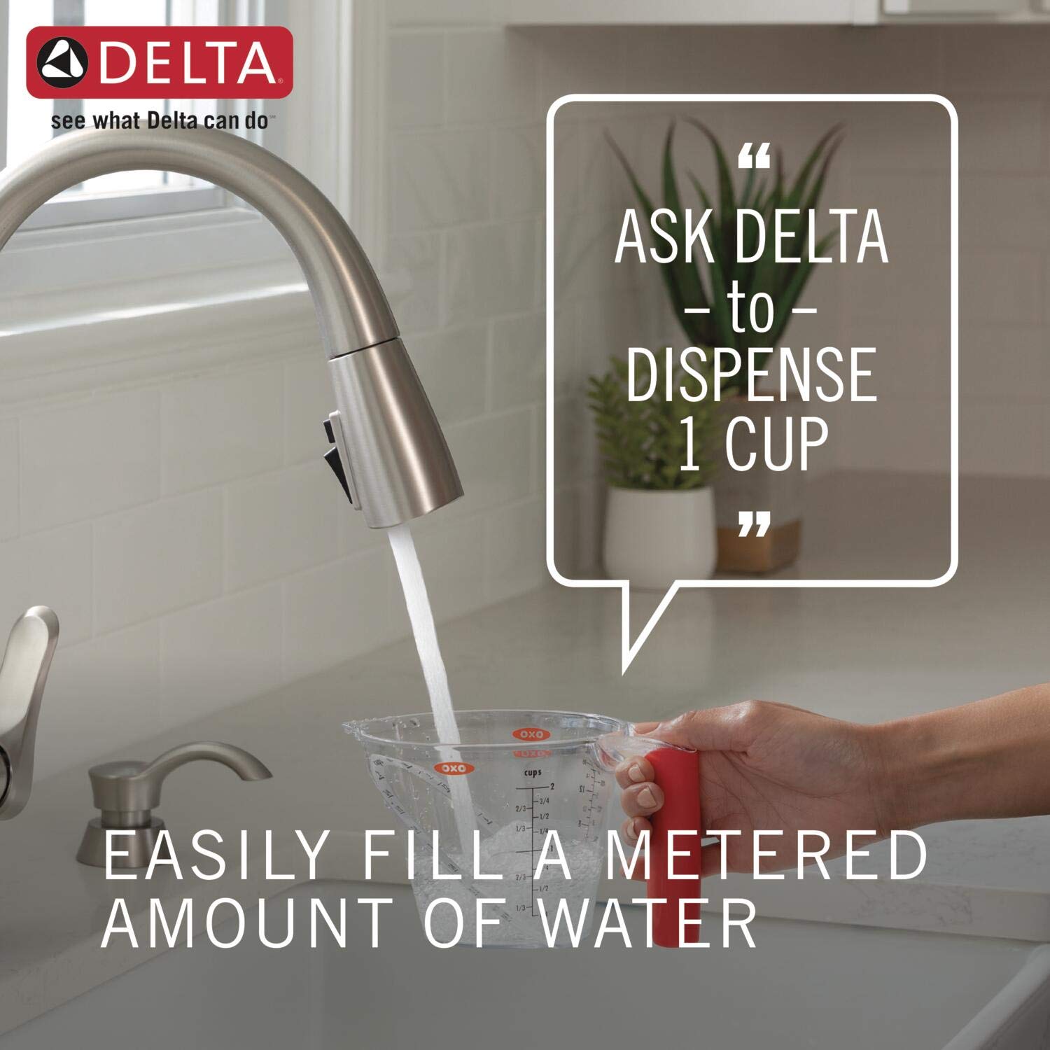 Delta Faucet Trinsic Pro VoiceIQ Smart Kitchen Sink Faucet - Black Stainless, Single-Handle Pull-Down Sprayer with Alexa & Google Assistant Voice Control | Perfect for Modern Smart Homes & Hands-Free Cooking