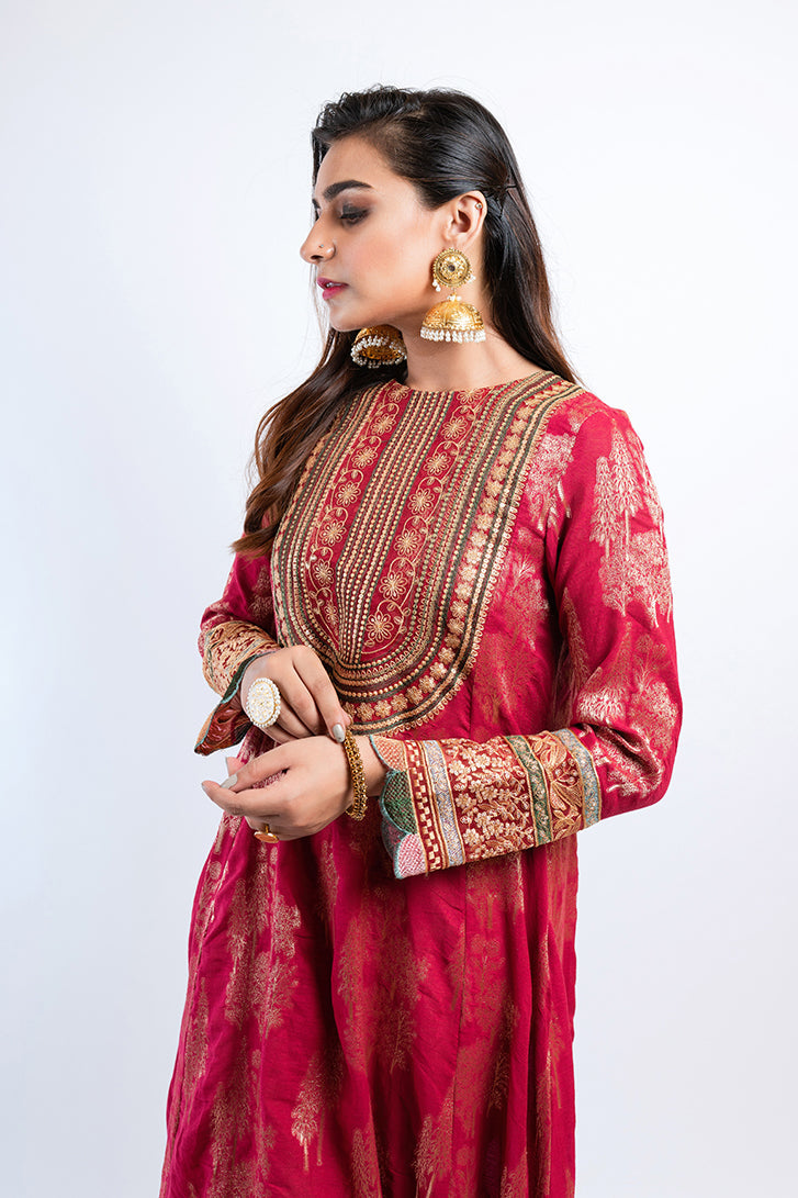 Bagh O Bahar - Premium Handmade Traditional Indian/Pakistani Dress for Women | Perfect for Weddings, Festivals & Special Occasions