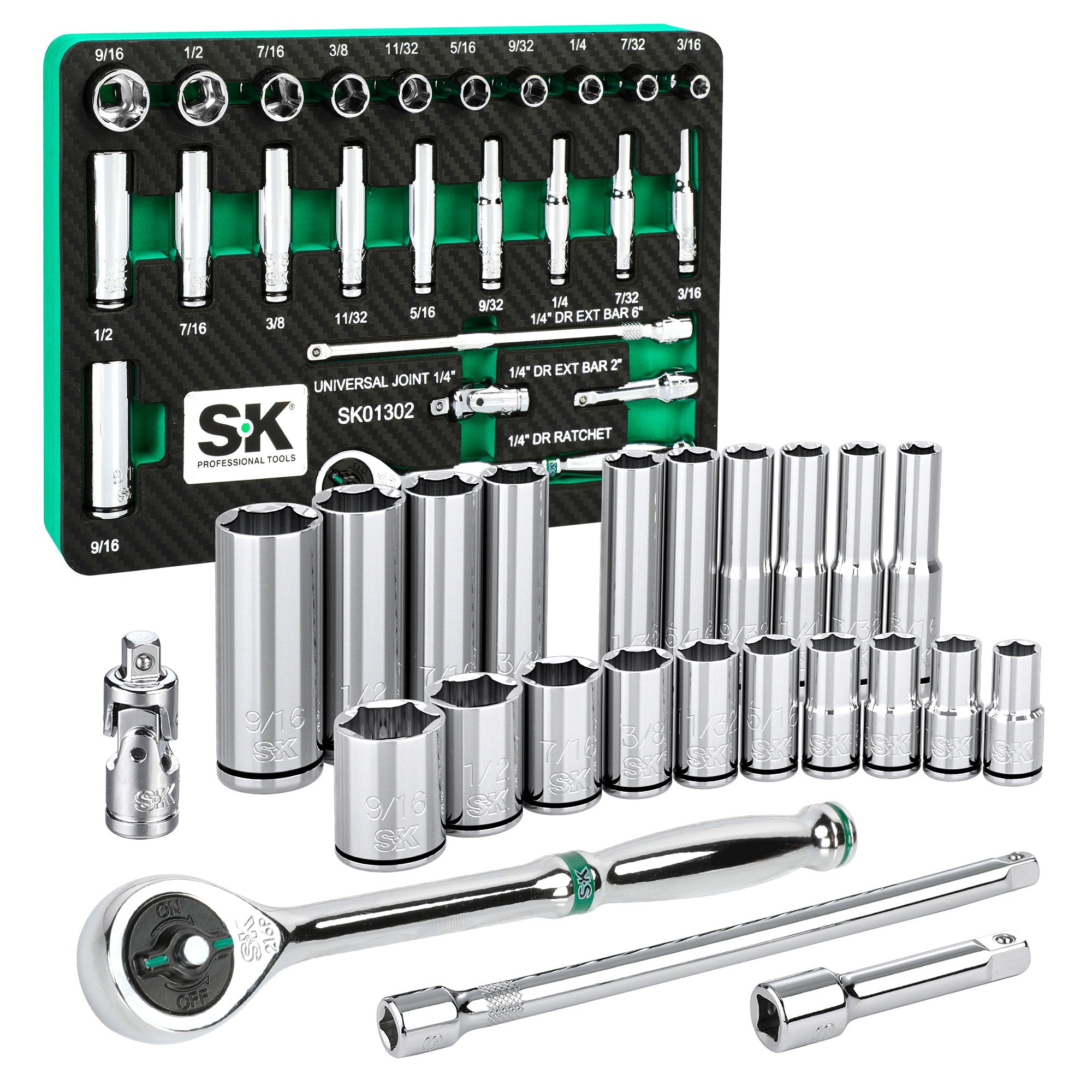 30-Piece 1/4