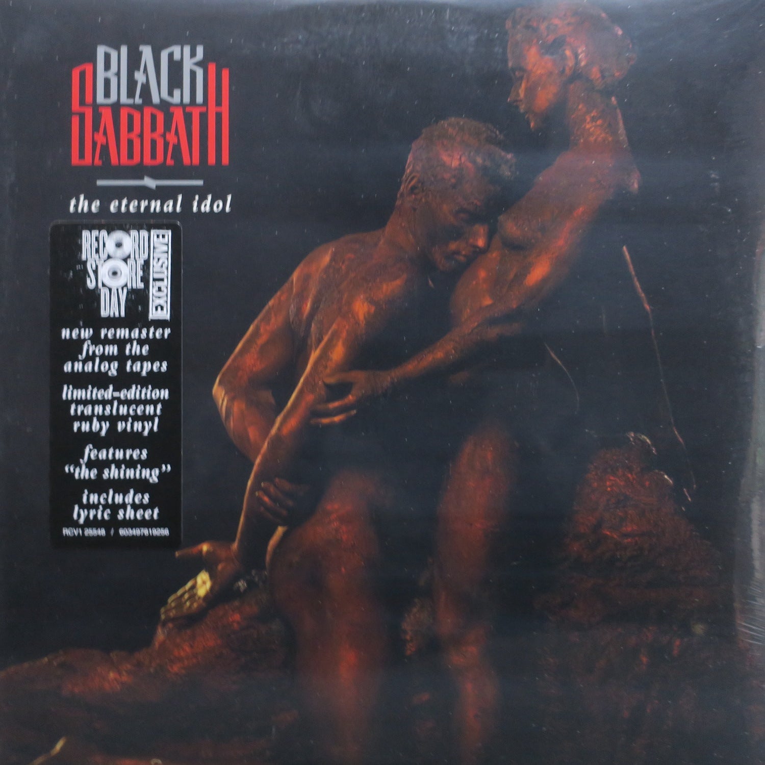 BLACK SABBATH 'Eternal Idol' Limited Edition RED LP Vinyl Record - RSD 2025 Exclusive | Perfect for Record Store Day Collectors & Classic Rock Fans