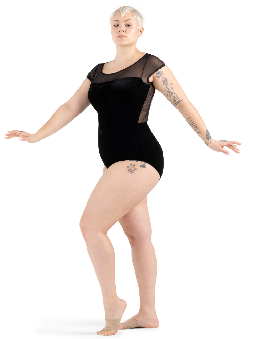 12234W Velvet Forest Juniper Leotard - Elegant Dancewear for Ballet, Gymnastics & Performance - Soft Stretch Fabric for Comfort & Style