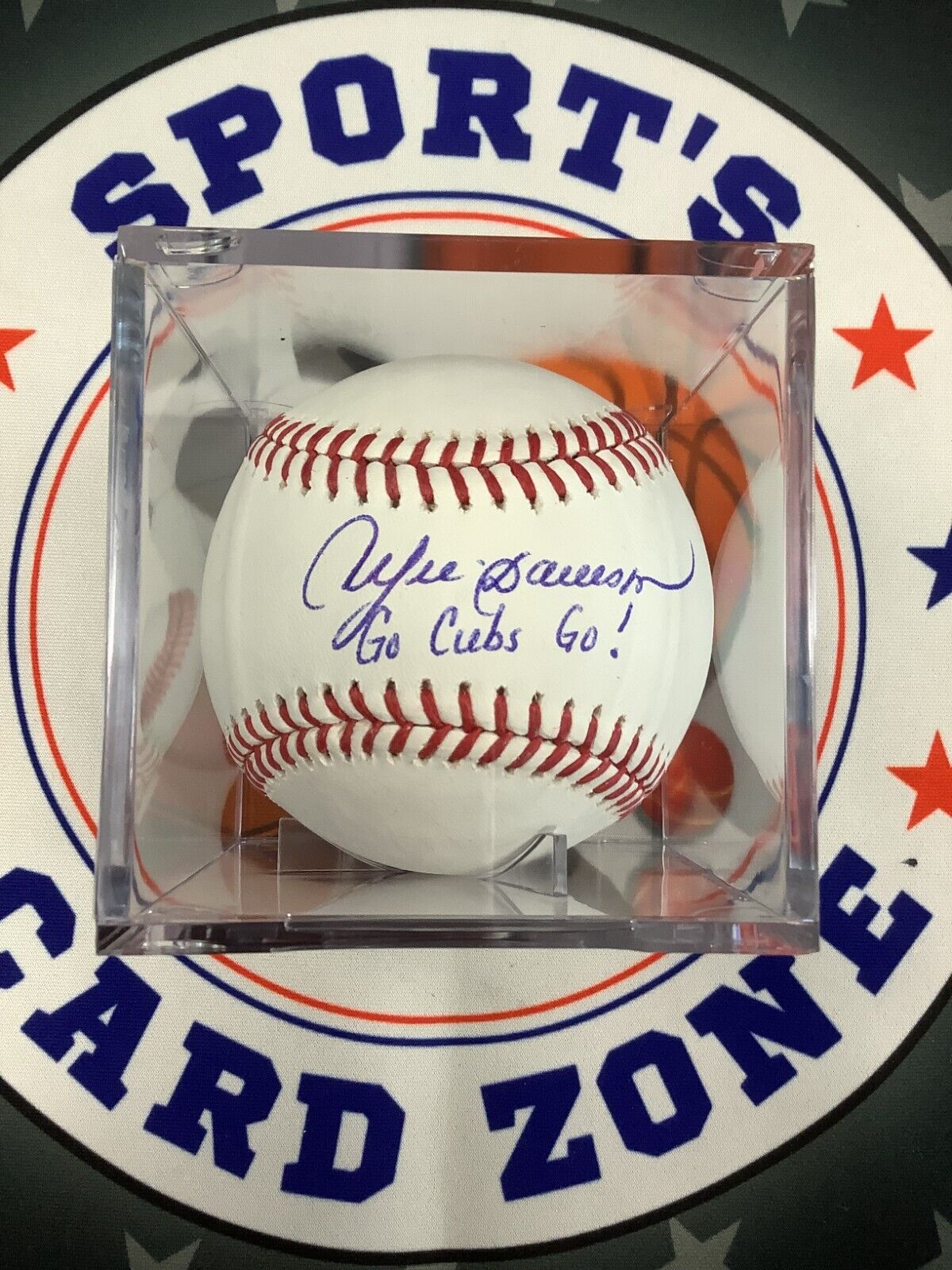 Andre Dawson Autographed Baseball with 