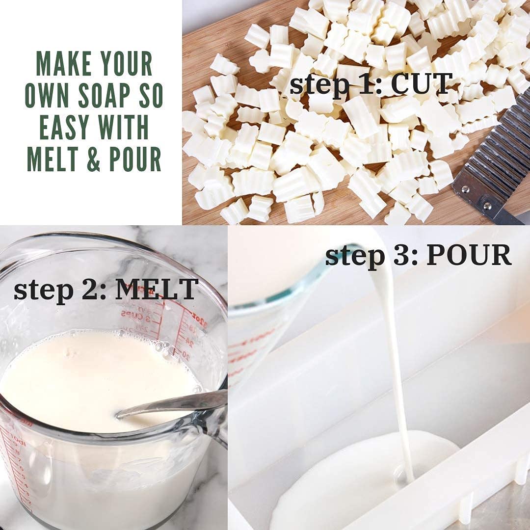 Purenso Select - 5Kg Glycerine Light Kaolin Clay Melt & Pour Soap Base for DIY Soap Making | Natural Skincare, Handmade Soap Supplies | Perfect for Home Spa, Gift Making & Craft Projects