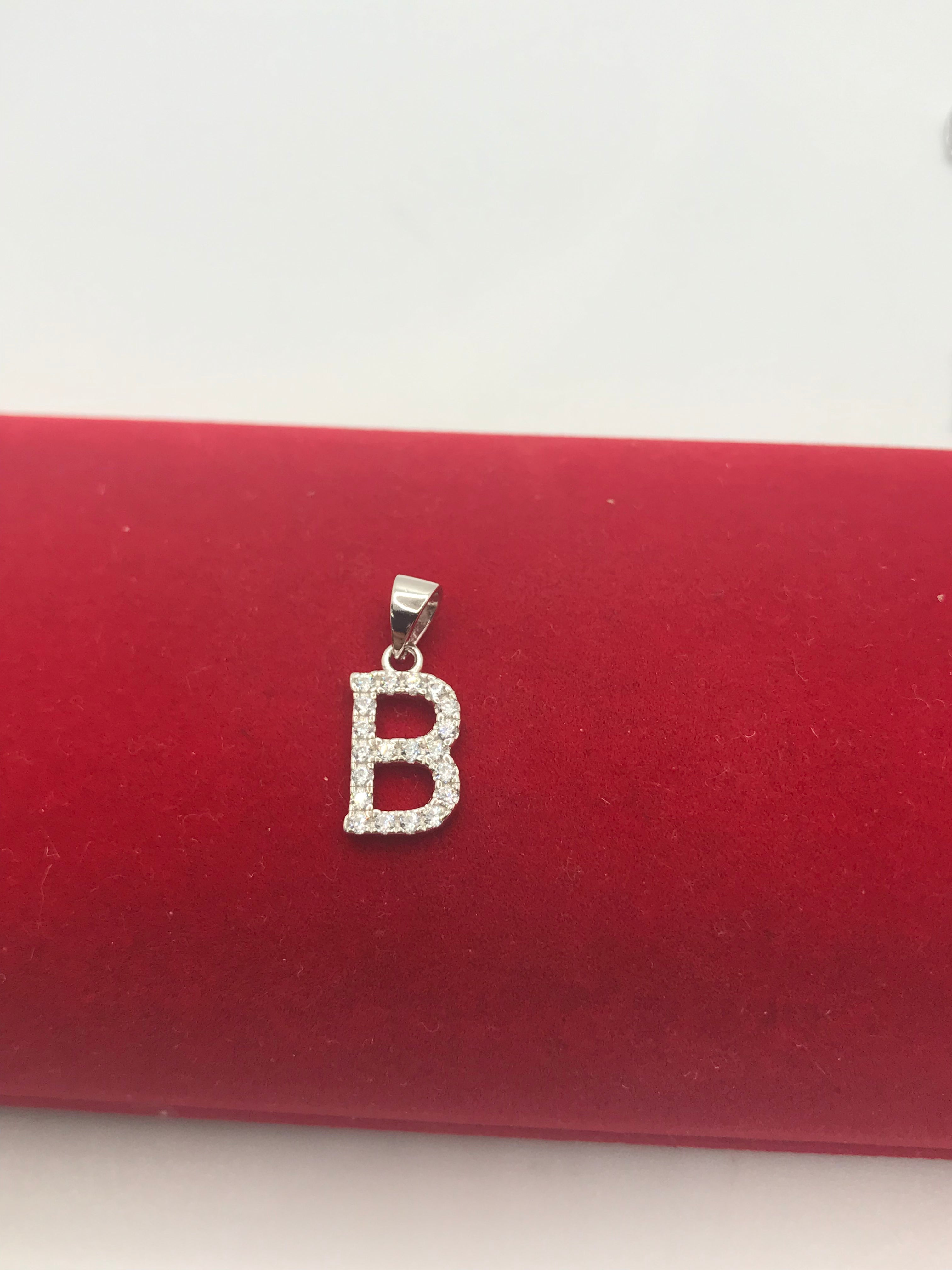 Sterling Silver Letter Initial Pendant Necklace - Personalized A-Z Alphabet Jewelry for Women & Girls - Perfect for Gifts, Birthdays, Anniversaries & Everyday Wear