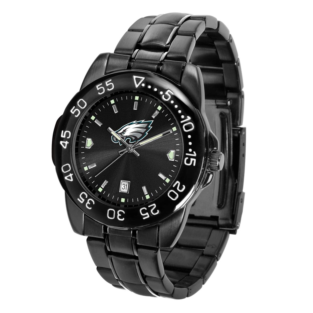 Game Time NFL Men's Fantom Wrist Watch - AnoChrome Black Sports Watch for Men - Perfect for Football Games, Sports Events & Casual Wear