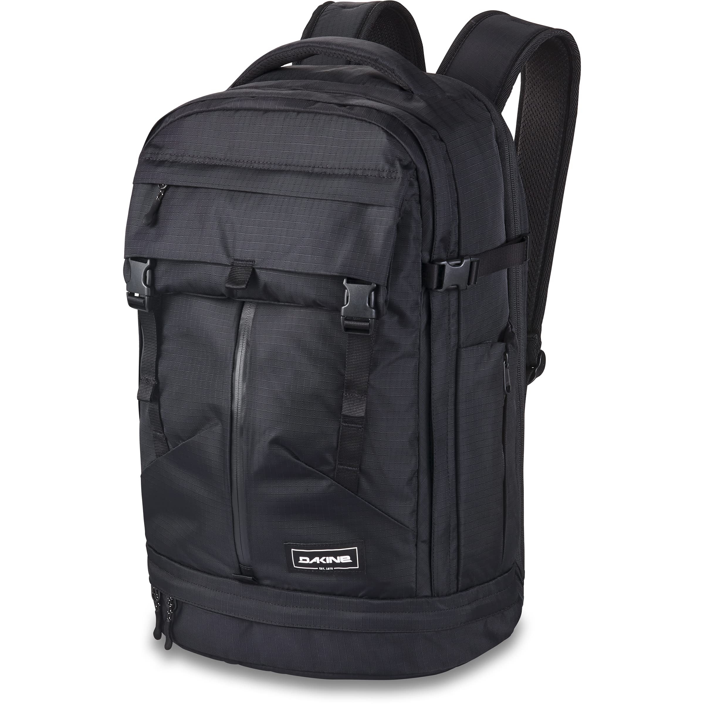Dakine Verge 32L Backpack - Lightweight Black Ripstop Nylon Daypack for Hiking, Travel & School - Durable Water-Resistant Laptop Backpack with Multiple Pockets