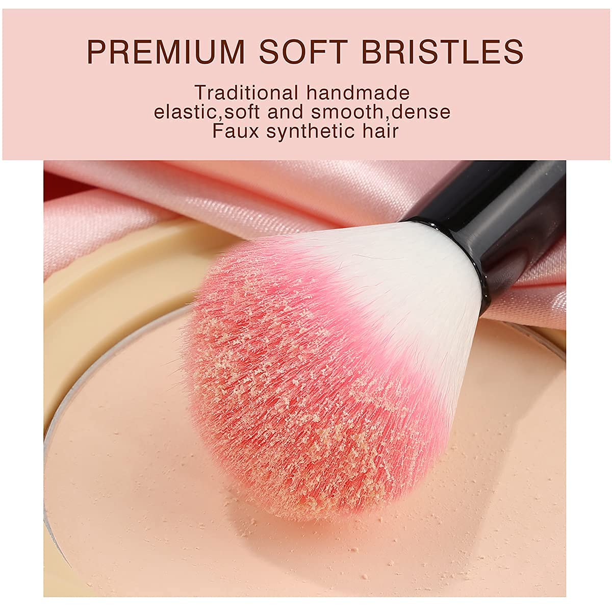 VANDER 32pcs Professional Makeup Brush Set - Soft Synthetic Kabuki & Eyebrow Brushes for Flawless Makeup Application