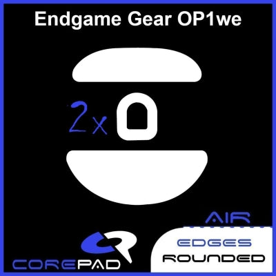 Corepad Skatez AIR Mouse Feet - Ultra Smooth Gliding for Endgame Gear OP1, OP1 8K, OP1 RGB & OP1we - Perfect for Gaming, Esports & Precision Mouse Movement