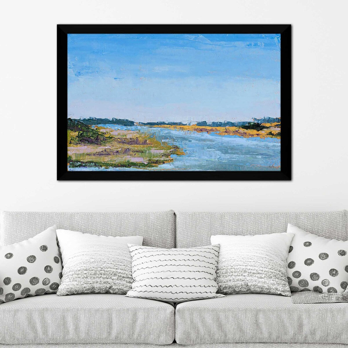 Horizontal Along the Water Acrylic Wall Art Print - Perfect for Living Room, Bedroom & Office Decor
