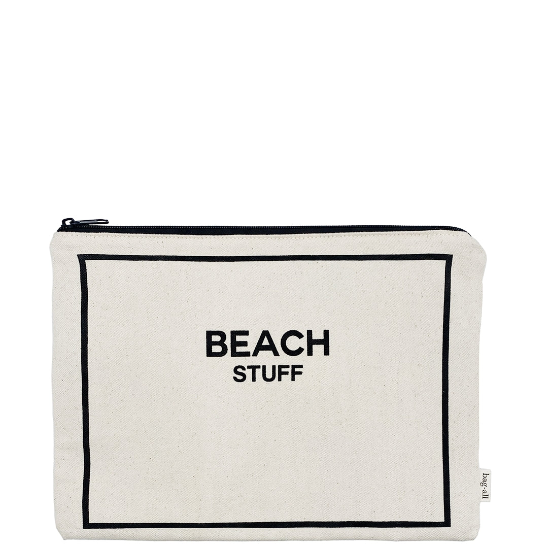 Monogrammed Beach Pouch for Swimsuits & Sunscreen - Waterproof Cosmetic Bag for Pool, Vacation & Travel Essentials - Perfect for Beach Trips & Summer Accessories