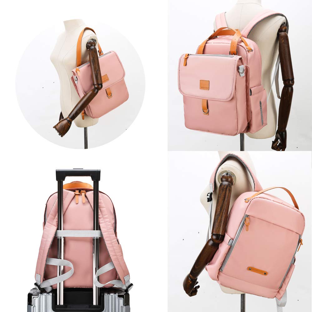 **Baby Diaper Backpack - 2-in-1 Convertible Nappy Bag with Insulated Pockets, Large Travel Backpack for Moms & Dads, Perfect for Daycare, Outings & Outdoor Adventures**