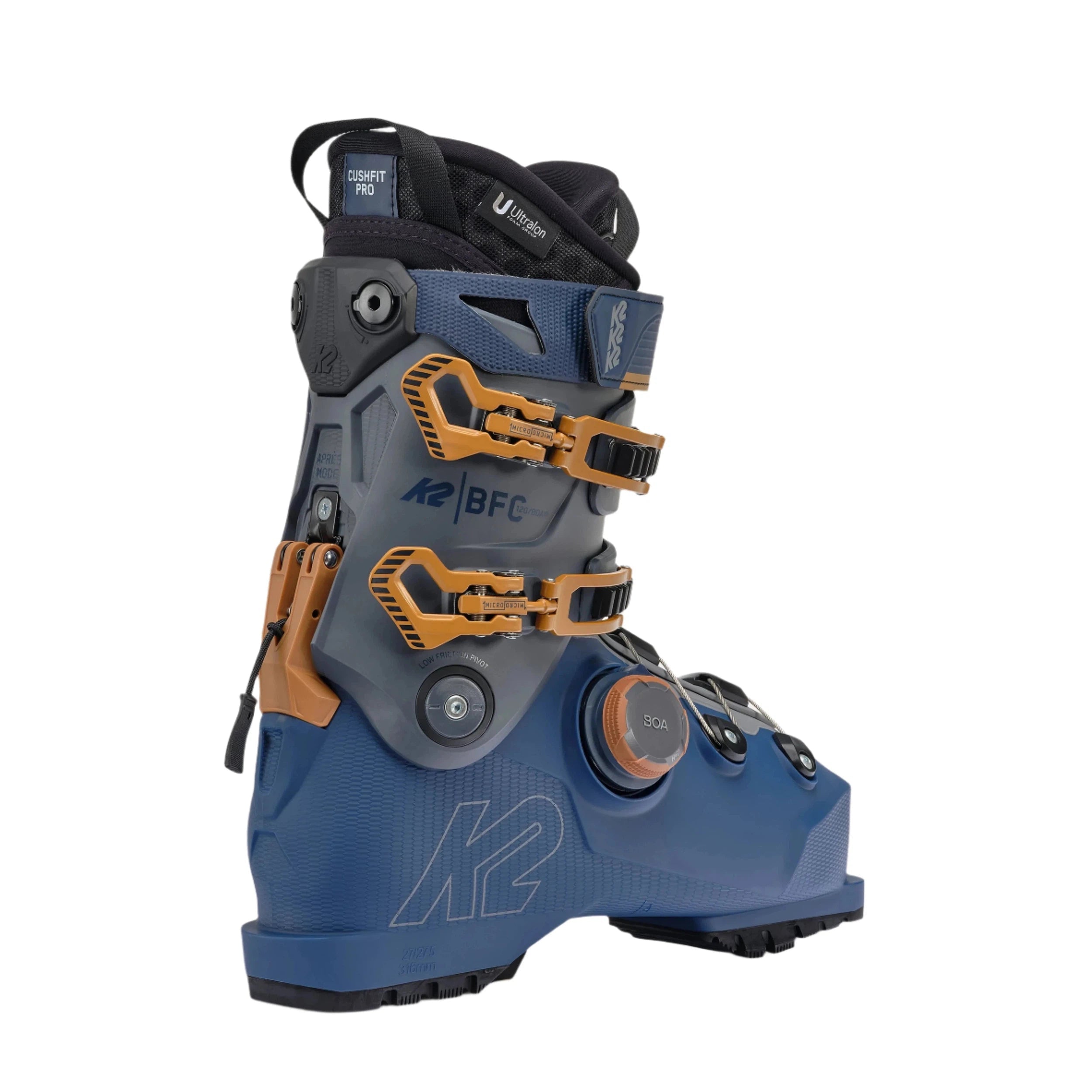 K2 BFC 120 BOA Ski Boots 2025 - Men's/Women's Performance Ski Boots with BOA Closure System for Comfort & Precision - Perfect for Alpine Skiing, Freeride & All-Mountain Adventures