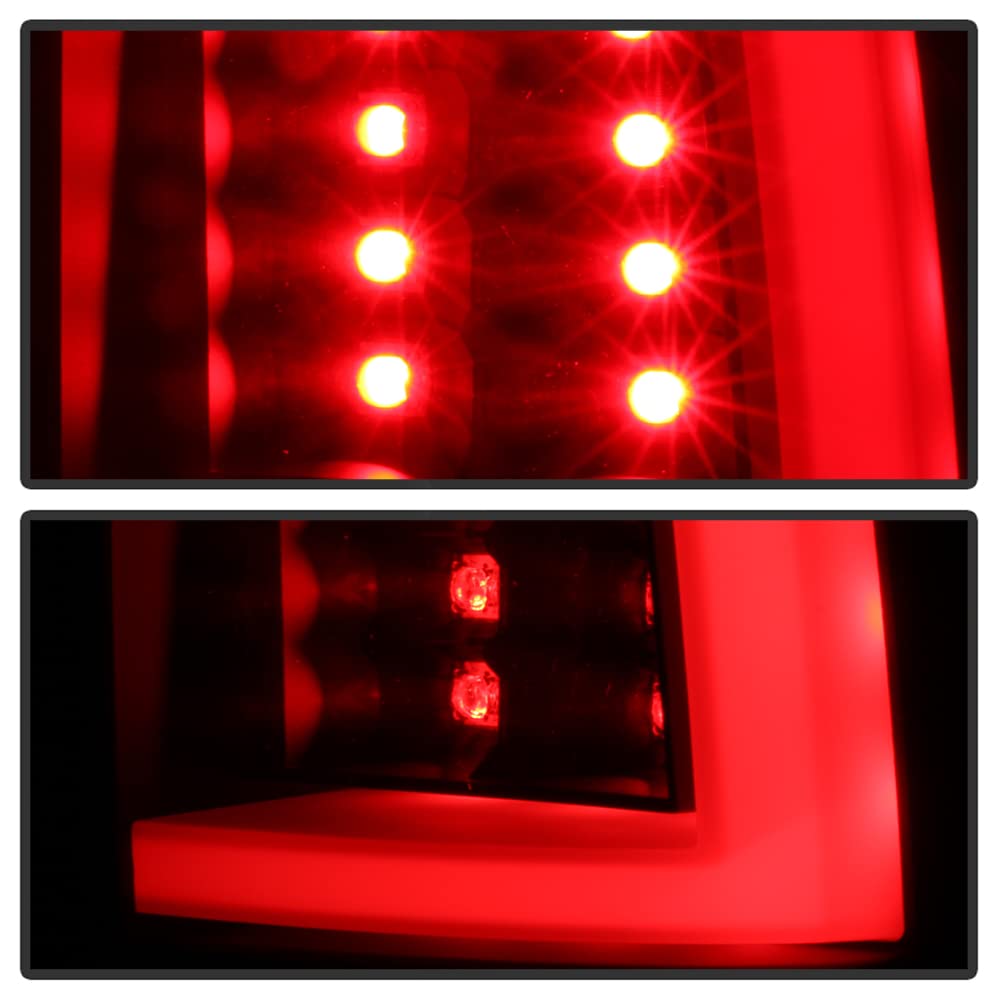 ACANII LED Tube Tail Lights Brake Lamps Assembly - Compatible with 2003-2006 Chevy Silverado 1500/2500/3500 Black Edition (Left+Right Pair) - Durable, Bright & Waterproof for Night Driving & Off-Road Adventures