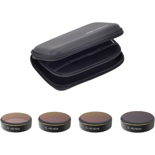 PGYTECH Lens Filter Set for DJI Phantom 4 Pro - HD ND4/ND8/ND16/ND32 Filters - Reduce Glare & Enhance Colors for Aerial Photography & Videography