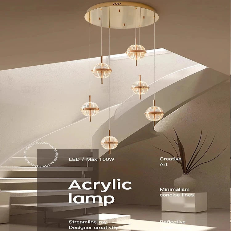 Bliss Traditional Staircase Chandelier - Elegant Crystal Ceiling Light Fixture for Foyer, Stairwell & Grand Entrance Lighting | Dimmable LED Chandelier for Home Decor