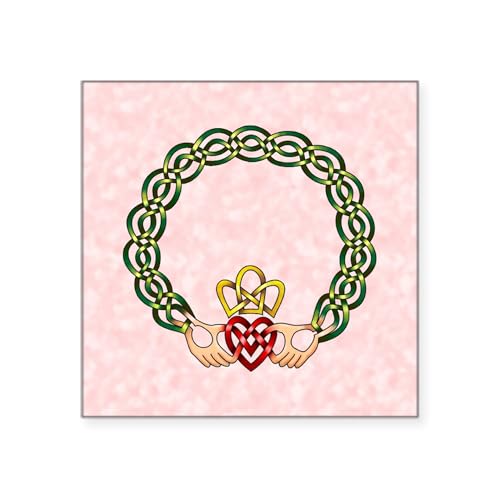 White - Claddagh Sticker
