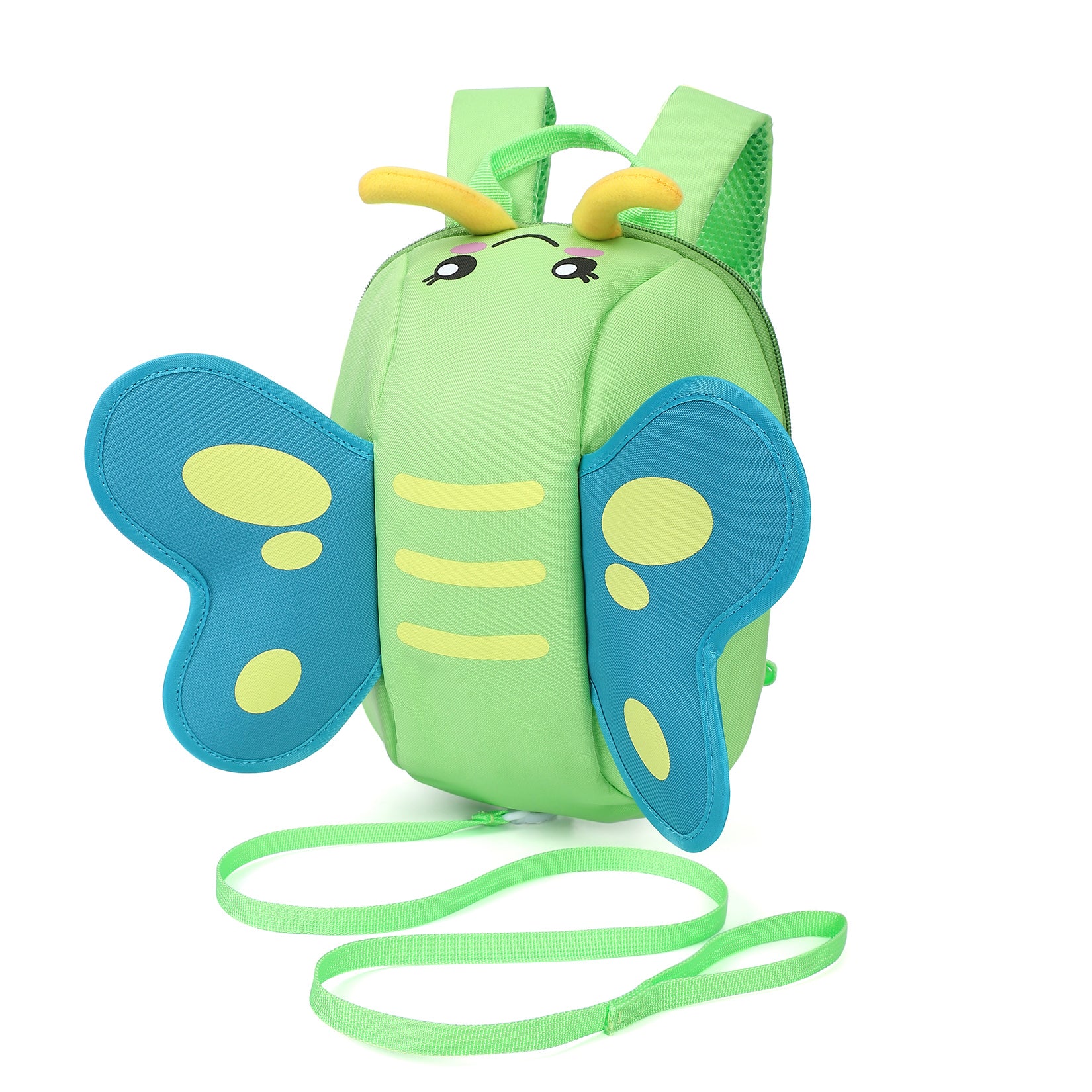 GARVEE 300D 3D Butterfly Kids Backpack for School - Lightweight Waterproof Bookbag with Adjustable Straps, Green - Perfect for Elementary Students, Daycare & Travel Accessories