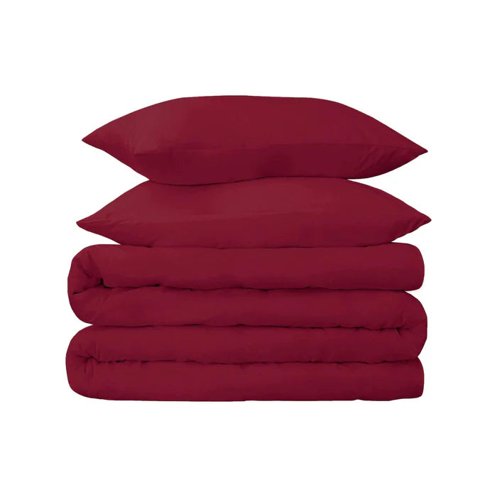Premium 700 Thread Count Egyptian Cotton Duvet Cover Set with Pillow Shams - Soft Luxury Bedding for Hotel-Style Comfort - Perfect for Master Bedrooms, Guest Rooms & Airbnb Listings