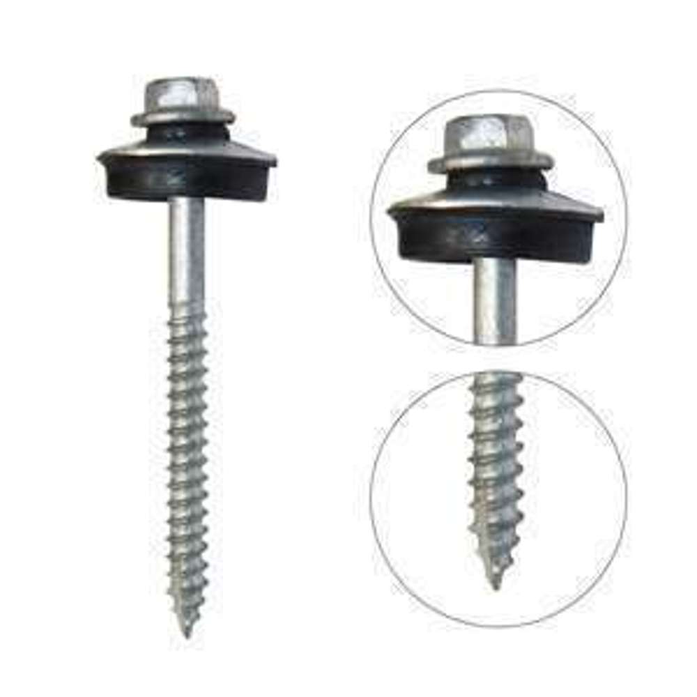 BIL Roofing Screw Cyclonic T17 14 x 75mm - High-Quality Metal Roofing Fasteners for Cyclone-Prone Areas | Perfect for Home Roofing, Sheds, and Metal Buildings