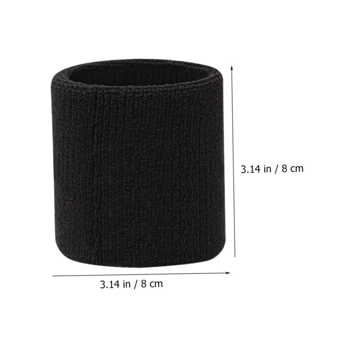 GAROZATION 6-Pack Sweat Wrist Bands for Men - Breathable Elastic Wrist Wraps for Gym, Workout, Tennis & Basketball - Non-Slip Sports Wristbands for Fitness & Exercise Protection