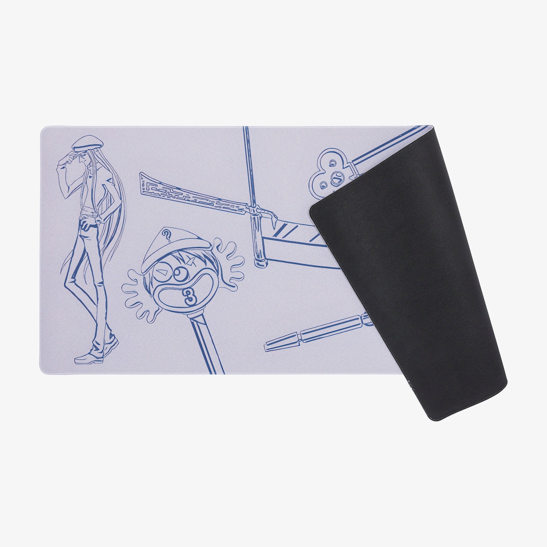 HxH x HG Large Gaming Mouse Pad with Kite Design - Perfect for PC, Laptop & Office Workstations | Non-Slip Rubber Base | Smooth Surface for Precise Mouse Control