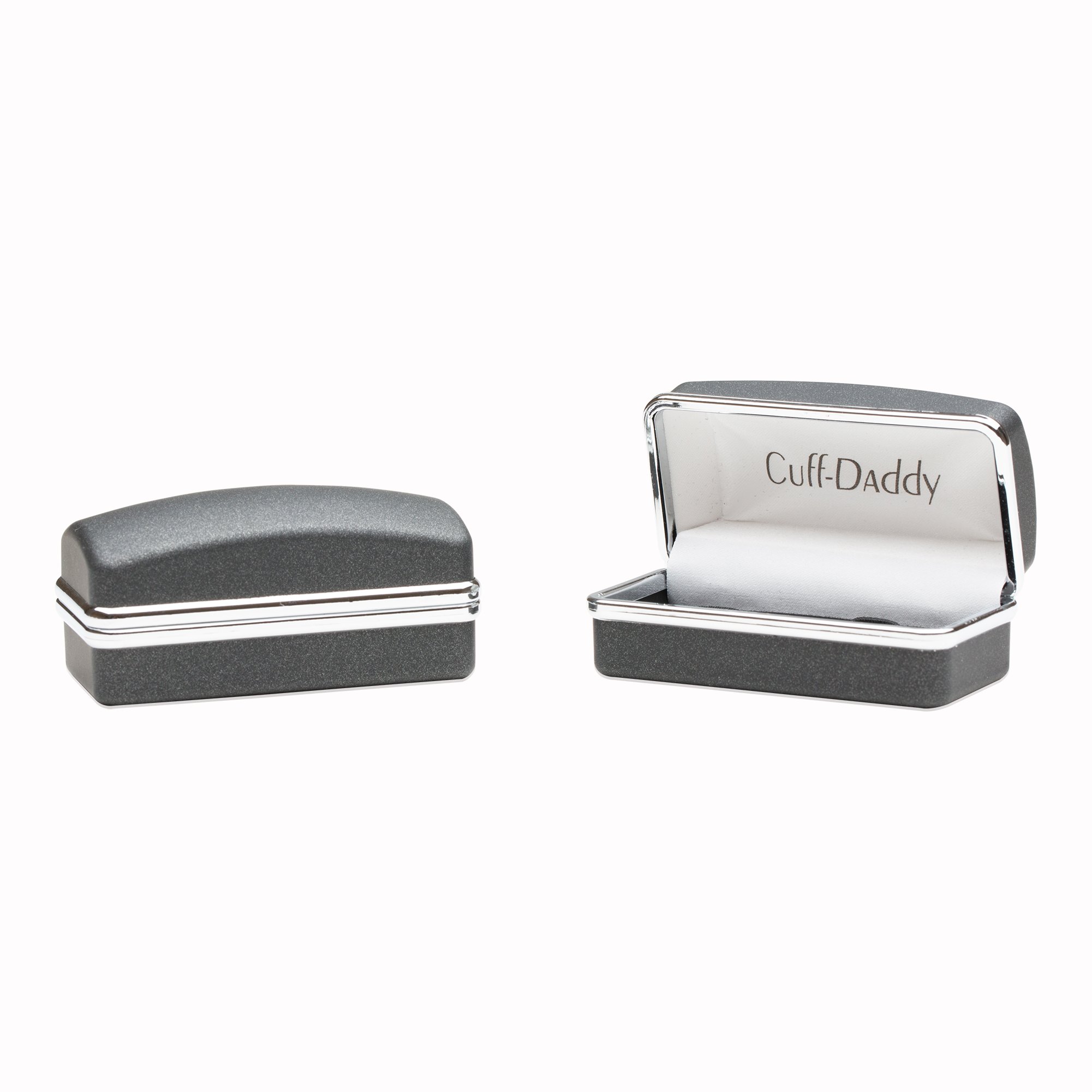 Elegant Pink Crystal Cufflinks for Men - Luxury Wedding & Formal Attire Accessories with Premium Gift Box - Perfect for Grooms, Bridesmaids & Special Occasions