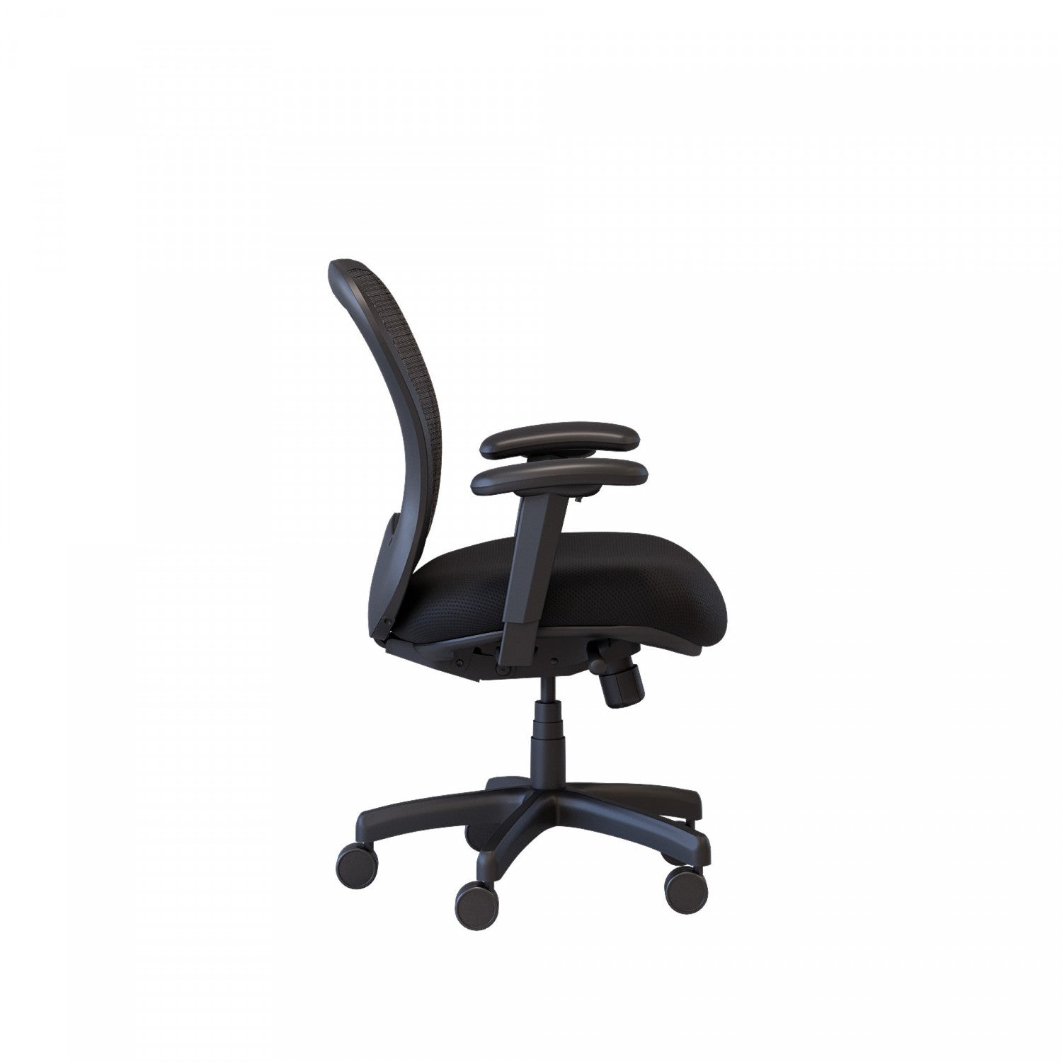 Ergonomic Elijah Office Chair - Black Mesh Back Adjustable Swivel Task Chair for Home & Office Workspace - Perfect for Long Hours of Sitting & Computer Work