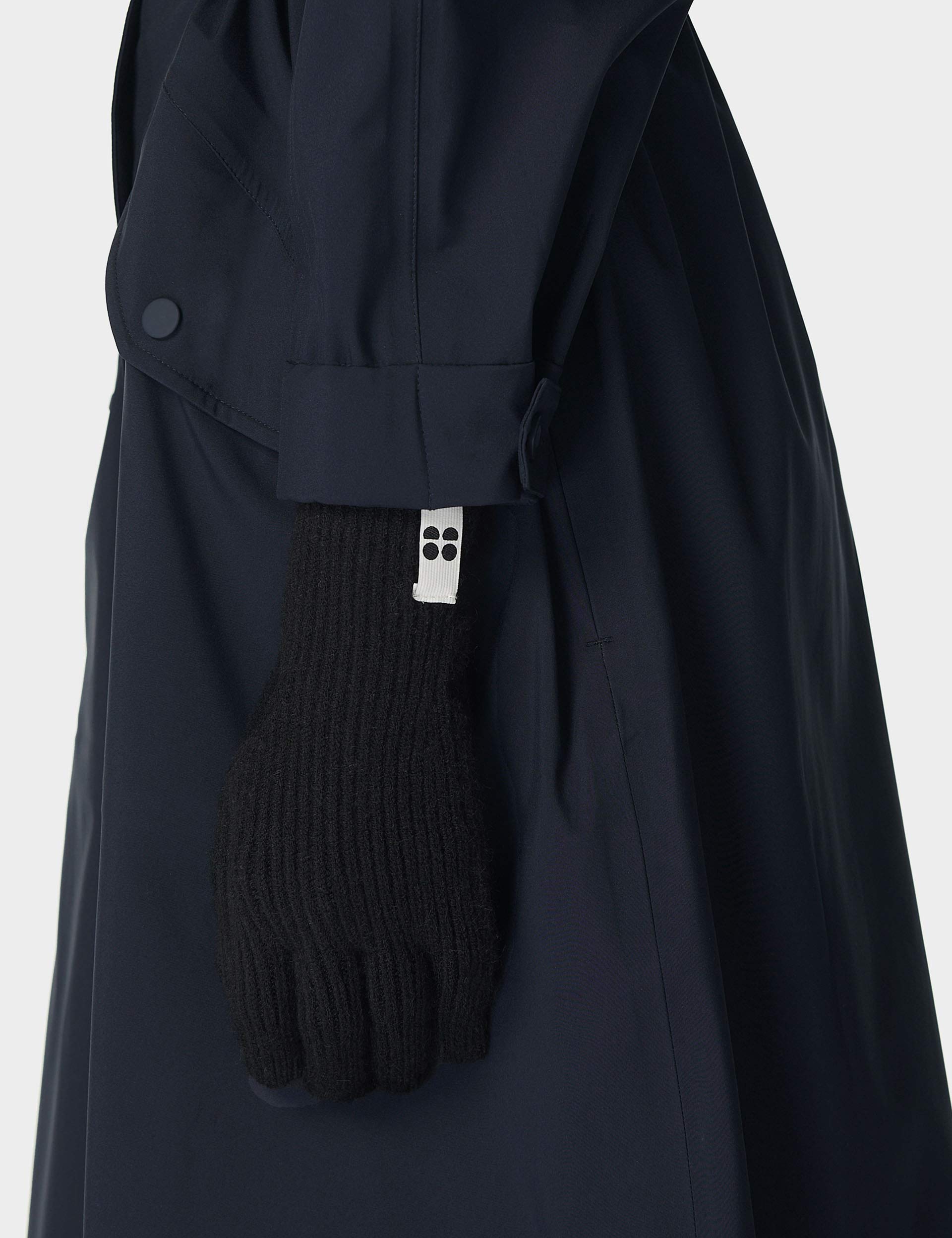 Snowfall Knitted Gloves for Women & Men - Warm Winter Black Gloves for Outdoor Activities, Skiing, and Snowboarding