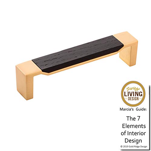 Belwith Keller Matte Black & Walnut Fuse Pull (3 Pack) - 6.3