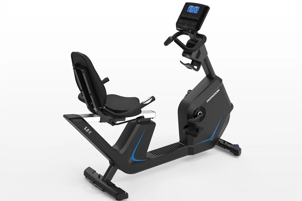 Horizon 5.0 R Recumbent Exercise Bike - Comfortable Home Fitness Equipment for Seniors & Rehab | Perfect for Low-Impact Workouts, Physical Therapy & Home Gym