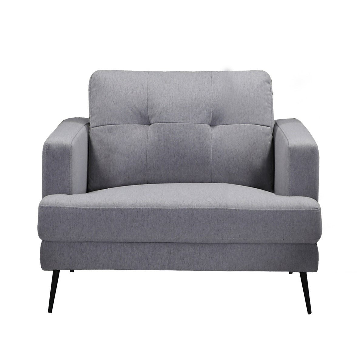 Avery Collection Chair - Modern Accent Chair for Living Room, Bedroom & Office - Stylish Upholstered Armchair with Solid Wood Legs - Perfect for Reading, Relaxing & Home Decor