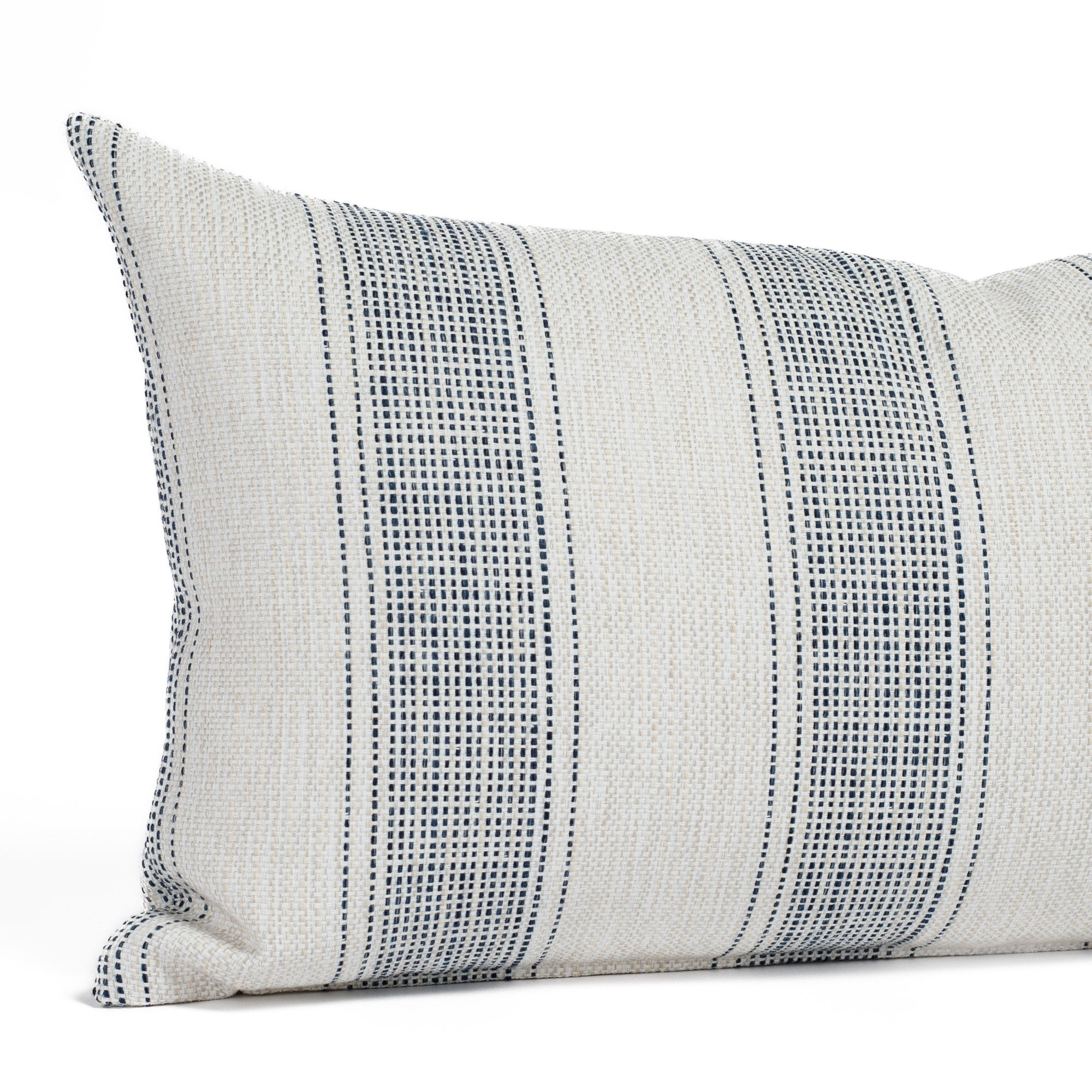 Revitalize 12x24 Outdoor Lumbar Pillow - Waterproof Denim Cushion for Patio, Poolside & Garden Lounge Chairs - Comfortable Back Support for Relaxing Outside