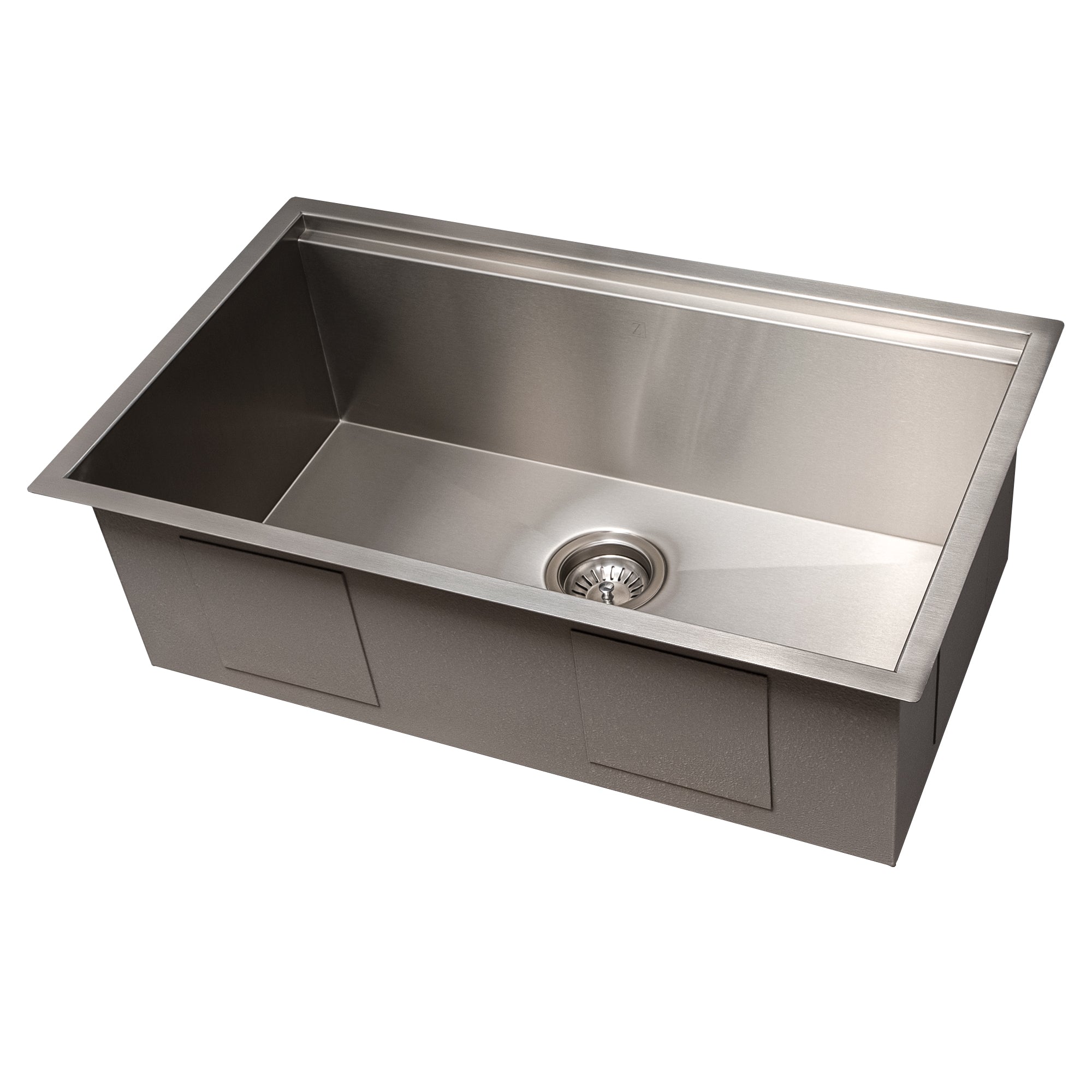 ZLINE Garmisch 30-Inch Undermount Single Bowl Stainless Steel Kitchen Sink with Bottom Grid & Accessories (SLS 30) - Perfect for Modern Kitchens, Remodeling & Chef-Inspired Cooking Spaces