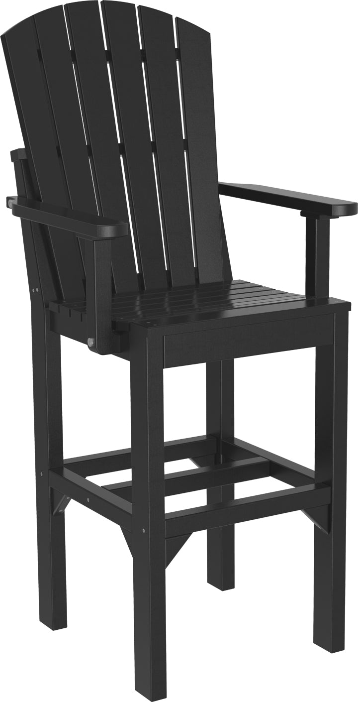 Premium Adirondack Bar Height Arm Chair - Outdoor Patio, Garden, Deck & Poolside Seating - Durable & Weather-Resistant for Ultimate Relaxation