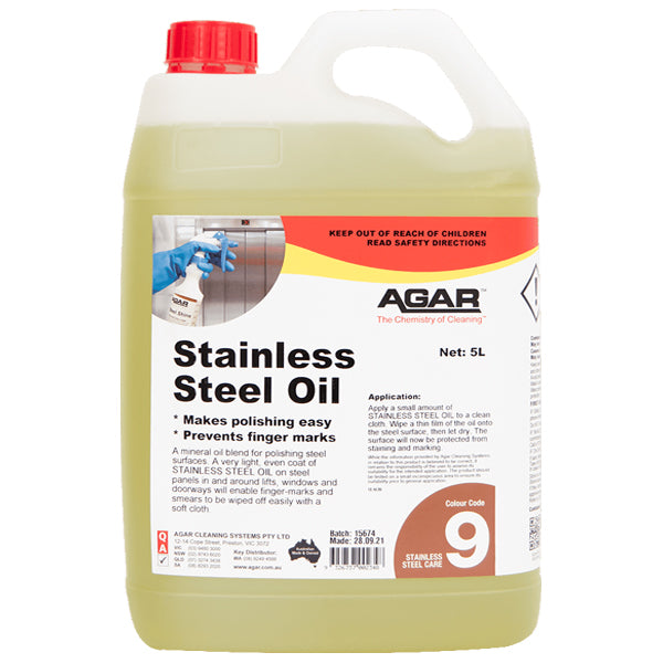 Premium Agar Stainless Steel Oil – Protect & Shine Metal Surfaces | Rust Prevention for Kitchenware, Tools & Outdoor Equipment | Easy Application for Long-Lasting Protection