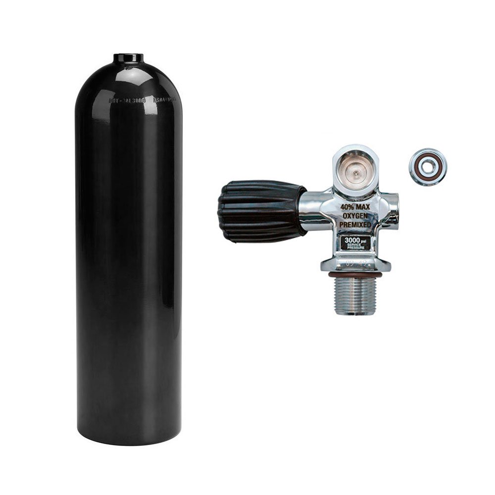 Sea Pearls 80 Aluminum Scuba Diving Air Tank 3000 PSI - Lightweight Diving Cylinder for Professional & Recreational Scuba Divers | Perfect for Ocean Exploration, Underwater Photography & Marine Research