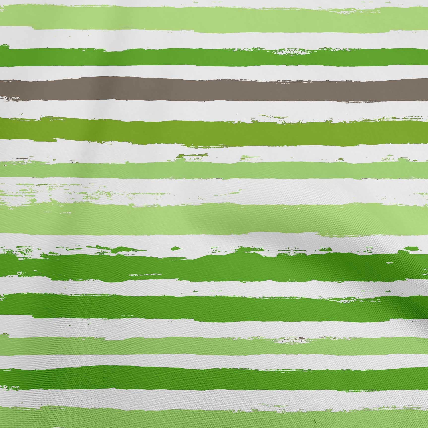 oneOone Velvet Green Striped Fabric by The Yard - 58 Inch Wide Printed DIY Sewing Material for Clothing, Dresses & Home Decor Projects