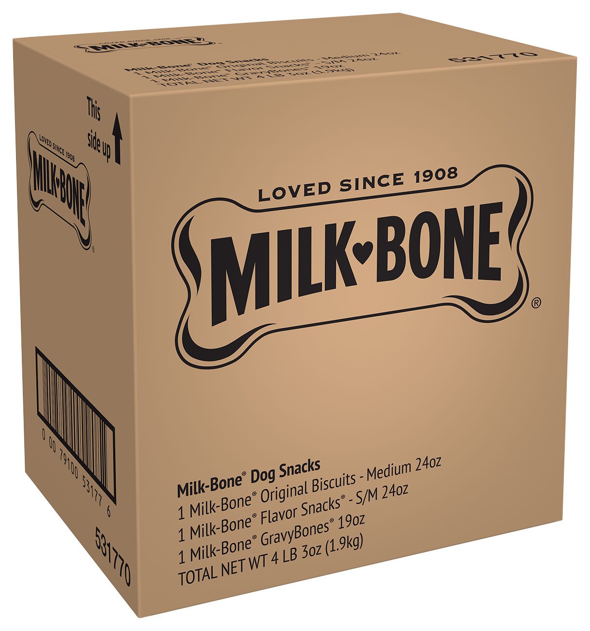 Milk-Bone Dog Treats Variety Pack for Small & Medium Dogs - 3 Pack | Crunchy Biscuits for Training, Rewards & Dental Health | Perfect for Puppies & Adult Dogs