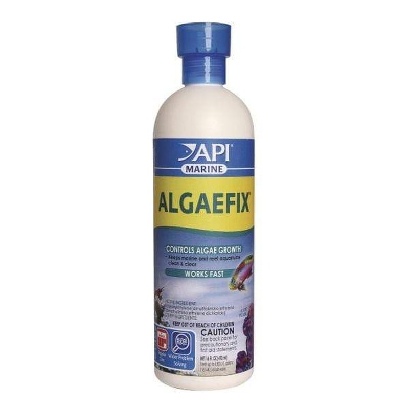 API Marine Algaefix 473ml - Effective Aquarium Algae Control Solution for Freshwater & Saltwater Tanks | Prevents Green Water, Hair Algae & More | Safe for Fish & Plants | Perfect for Home Aquariums & Fish Tanks