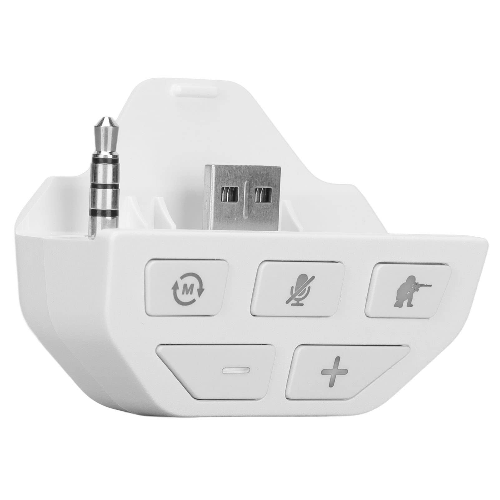 Pyhodi Stereo Headset Adapter for One Controller - Lossless Audio Quality, Microphone Adapter & Headphone Converter with Detection Mode & EQ Balance Adjustment | Perfect for Gaming, Streaming & Voice Chat