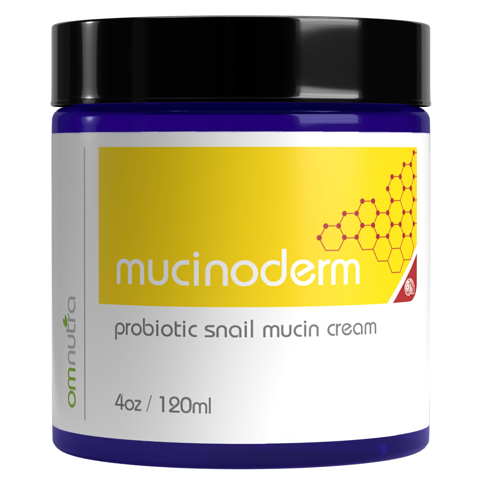 Organic Snail Mucin Moisturizer Cream - 4oz Korean Skincare with Probiotics for Dry Skin Repair | Hydrating Snail Rescue Serum for Face & Body | Perfect for Night Routine & Sensitive Skin Care