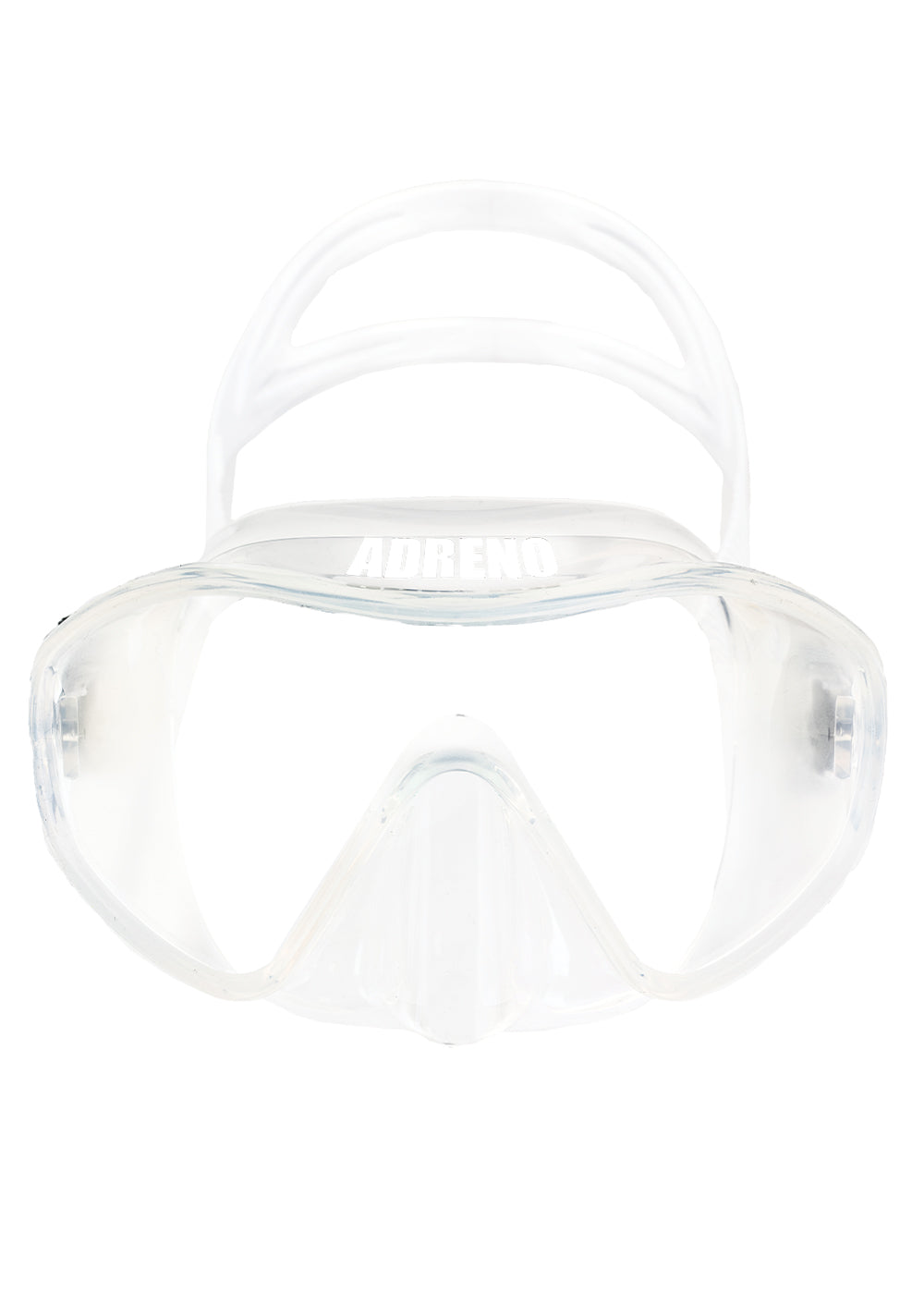 Adreno Moray Snorkel Mask & Fin Set - Black & Clear for Scuba Diving, Snorkeling & Underwater Adventures