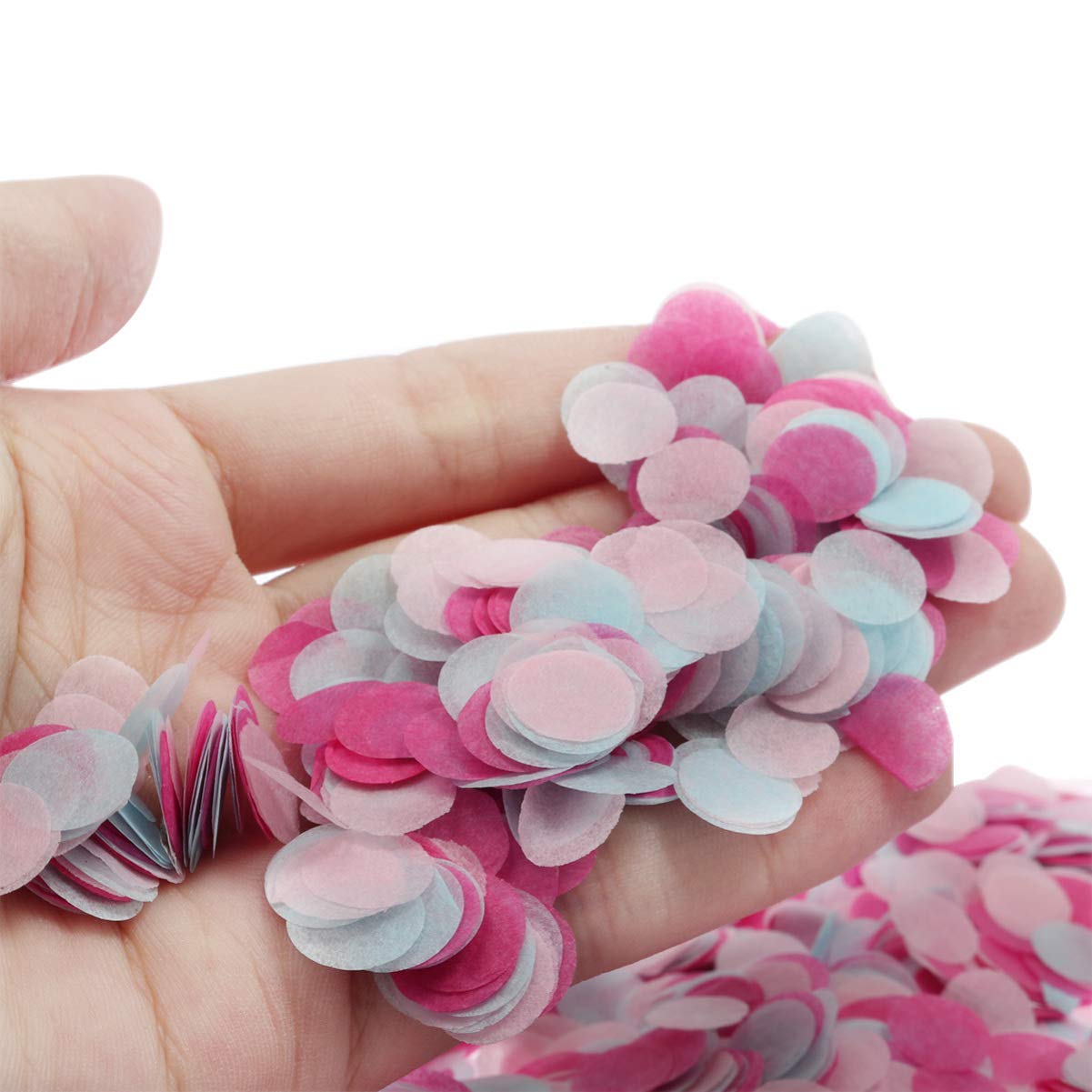 Toddmomy Rose Gold & Blue Confetti Glitter Tissue Decor for Weddings, Birthdays, Parties - Balloons, Roses & Accessories for Party Decorations & Celebrations