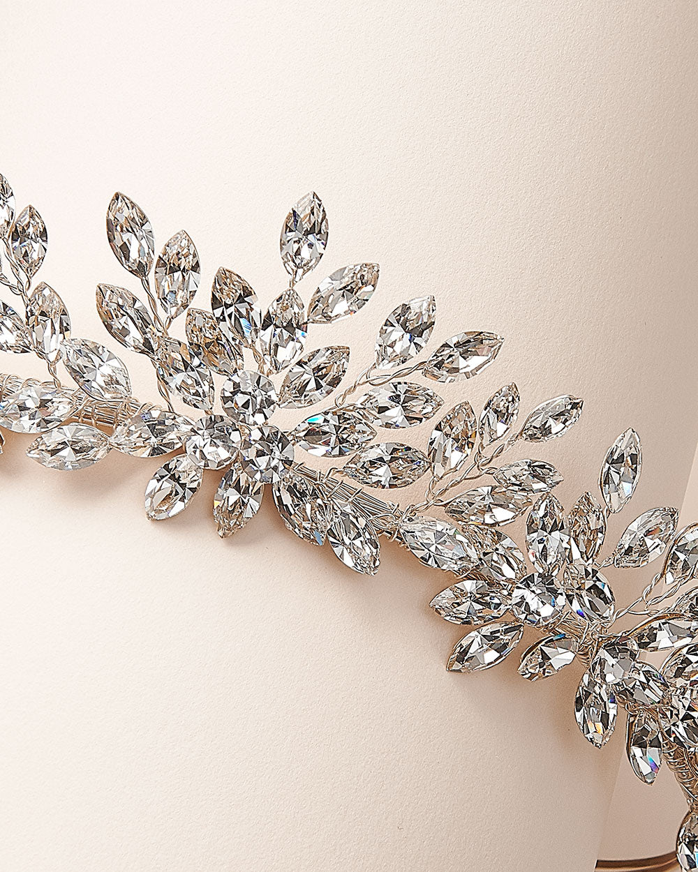 Sparkling Tessa Crystal Wedding Tiara – Elegant Bridal Headpiece for Brides, Princess Style Hair Accessory – Perfect for Weddings, Prom, Pageants & Special Occasions