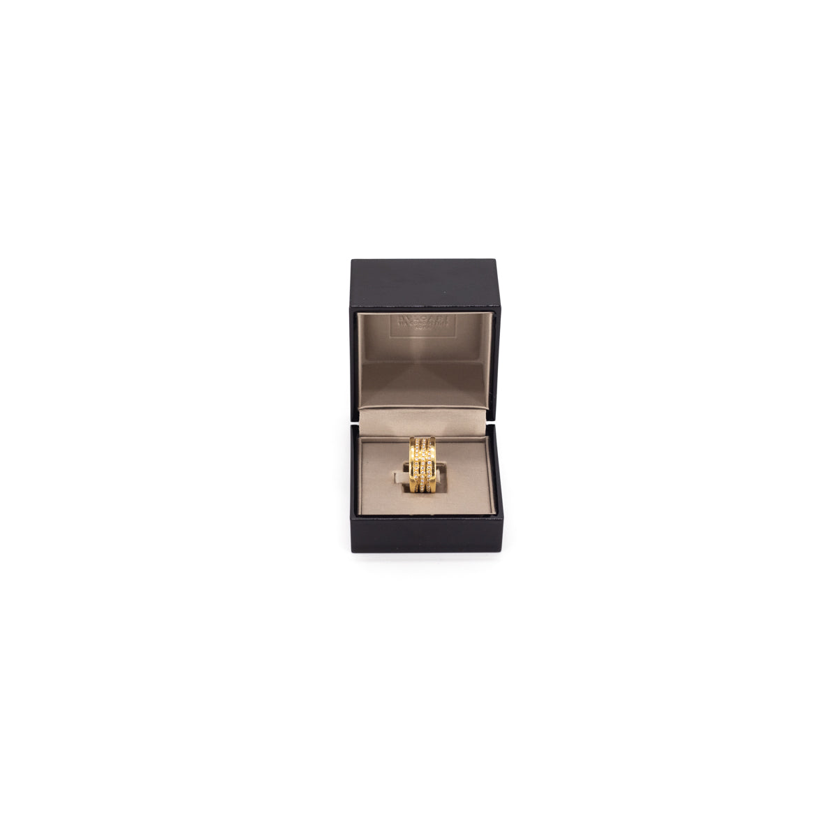 Bvlgari B.Zero1 18K Yellow Gold Diamond Ring for Women - Luxury Jewelry Gift for Anniversary, Valentine's Day & Special Occasions
