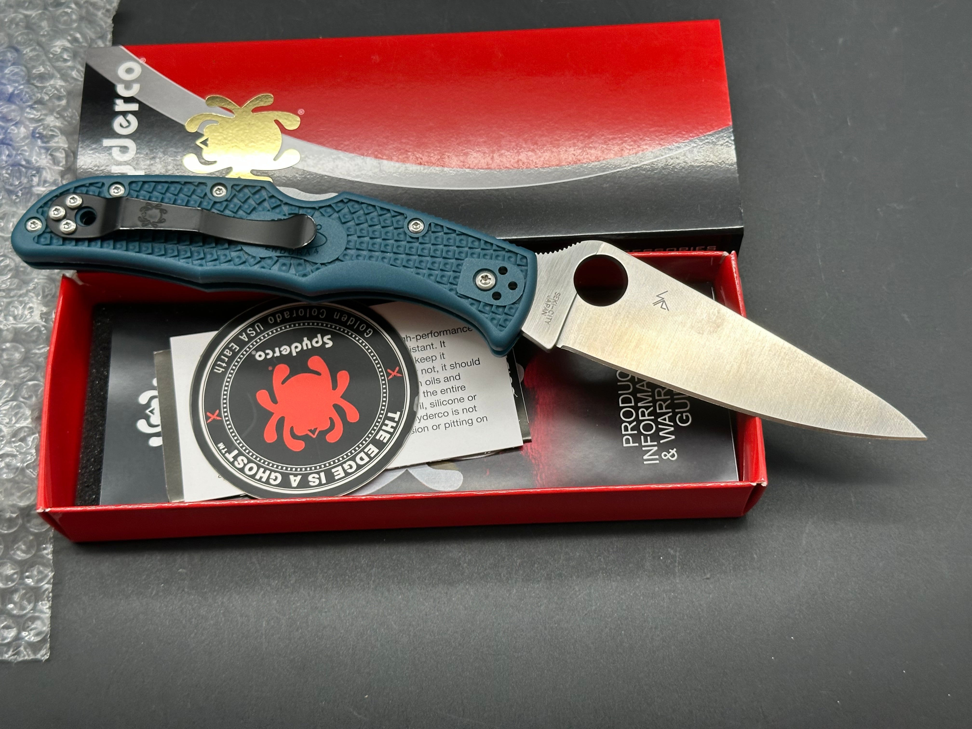 Spyderco Endura 4 Lightweight Folding Knife - 3.8