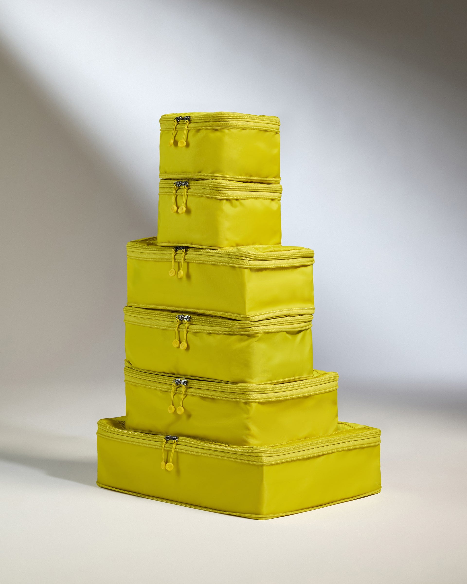 Premium 6-Piece Packing Cubes Set in Gorse Yellow - Travel Organizers for Suitcases, Backpacks & Carry-On Luggage - Perfect for Business Trips, Vacations & Weekend Getaways