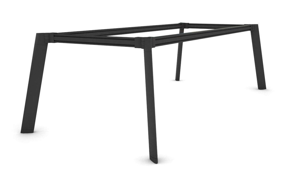 Adjustable Switch Table Frame - Rectangle Shape [Black] for Home Office, Gaming, and Workspace Setup